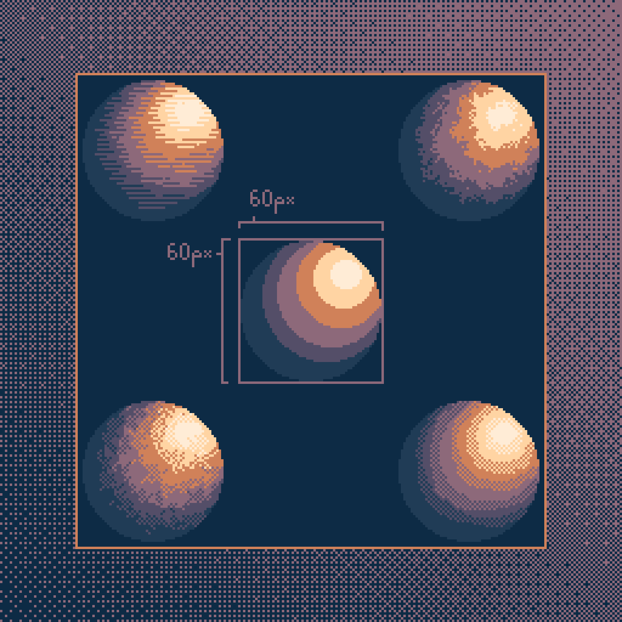 Sphere dithering